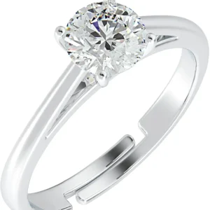 clara pure real 925 sterling silver adjustable ring band | multiple design options | gift for women and girls