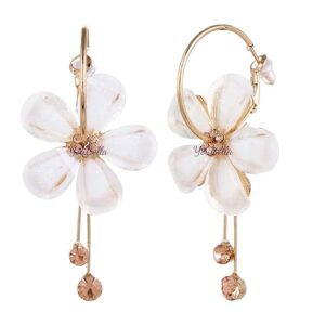 youbella jewellery earings gold plated floral earrings for girls and women